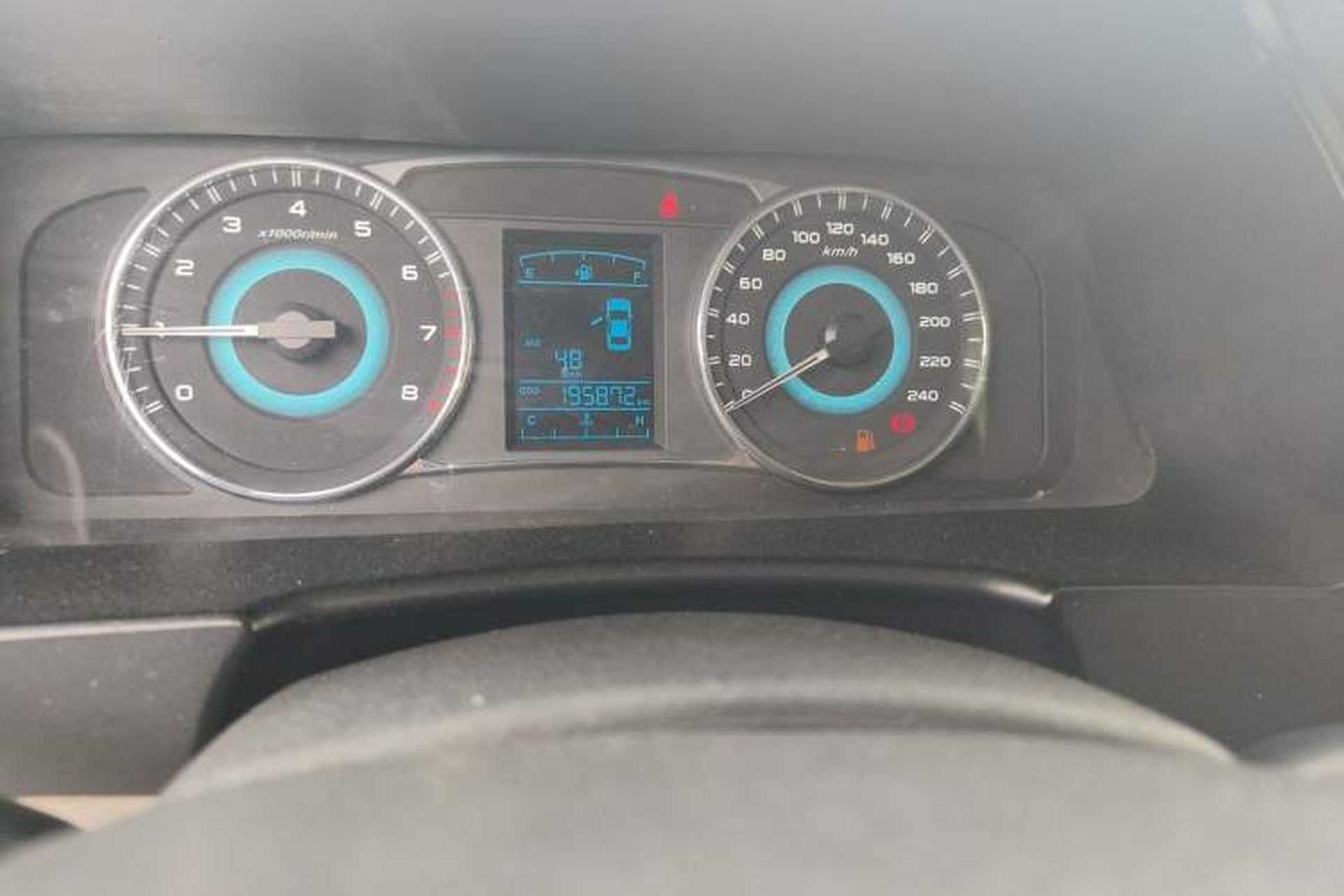 Used Geely Auto Vision 2015 1.5L Manual Elite Model Odometer Close Up