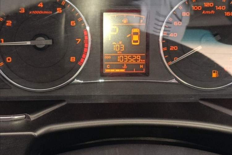 Used Geely Auto Vision 2016 1.5L Automatic Happiness Edition Odometer Close Up