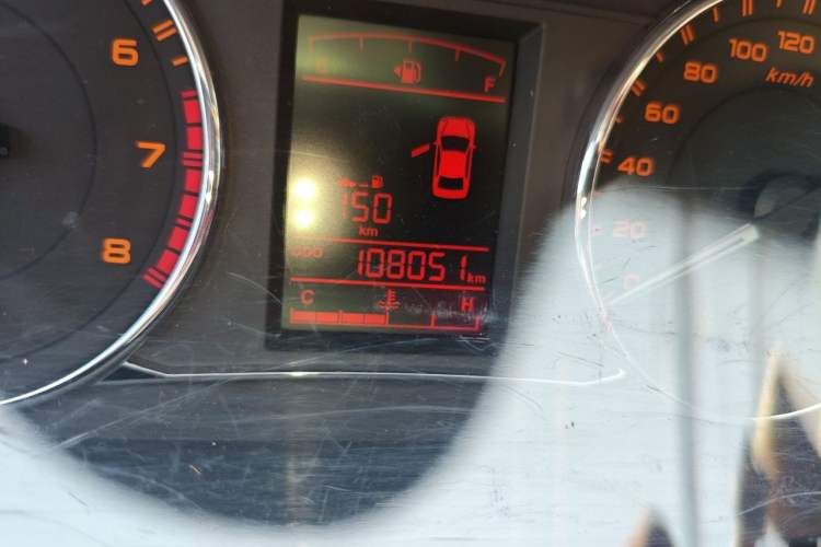 Used Geely Auto Vision 2016 1.5L Manual Happiness Edition Odometer Close Up