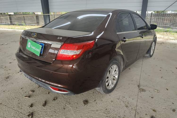 Used Geely Auto Vision 2016 1.5L Manual Happiness Edition Rear Right 45 Deg