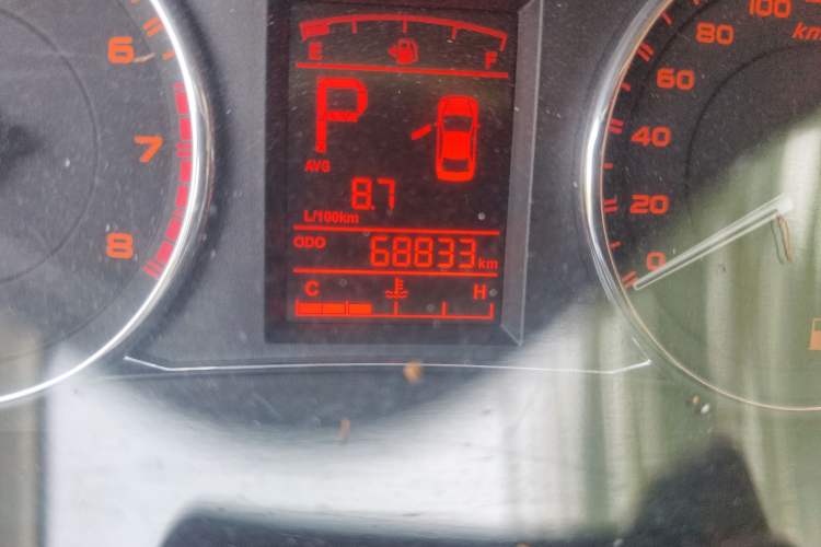 Used Geely Auto Vision 2016 1.5L Automatic Happiness Edition Odometer Close Up