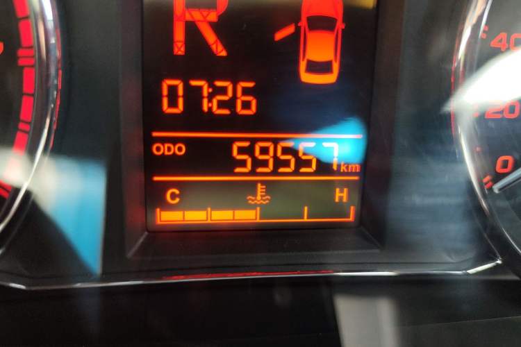 Used Geely Auto Vision 2016 1.5L Automatic Happiness Edition Odometer Close Up