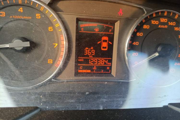 Used Geely Auto Vision 2016 1.5L Manual Happiness Edition Odometer Close Up