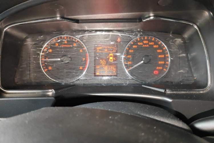 Used Geely Auto Vision 2016 1.5L Manual Happiness Edition Odometer Close Up