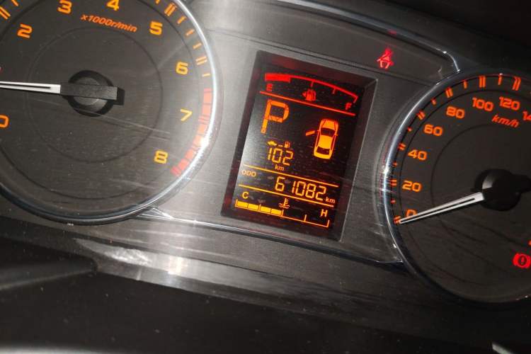 Used Geely Auto Vision 2016 1.5L Automatic Happiness Edition Odometer Close Up