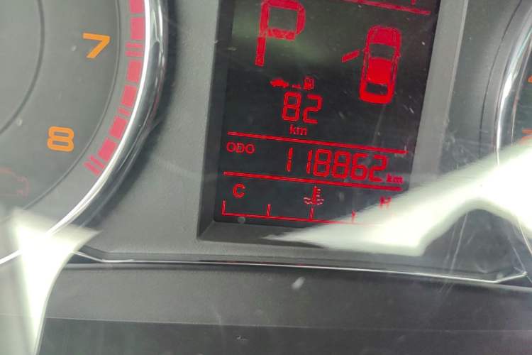 Used Geely Auto Vision 2016 1.5L Automatic Happiness Edition Odometer Close Up