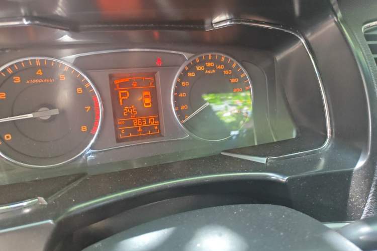 Used Geely Auto Vision 2016 1.5L Automatic Happiness Edition Odometer Close Up