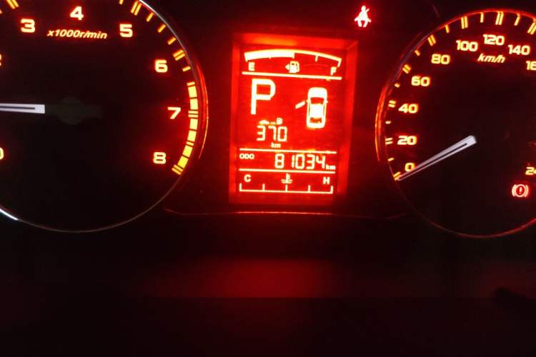 Used Geely Auto Vision 2016 1.5L Automatic Happiness Edition Odometer Close Up