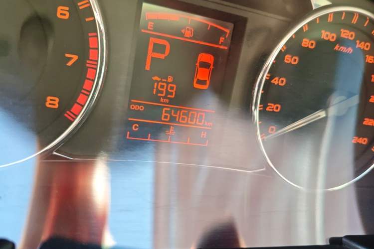 Used Geely Auto Vision 2016 1.5L Automatic Happiness Edition Odometer Close Up