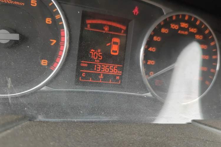 Used Geely Auto Vision 2016 1.5L Manual Happiness Edition Odometer Close Up