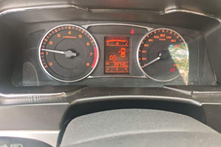 Used Geely Auto Vision 2016 1.5L Manual Happiness Edition Odometer Close Up