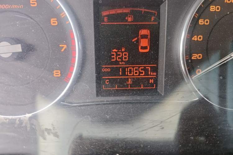 Used Geely Auto Vision 2016 1.5L Manual Happiness Edition Odometer Close Up