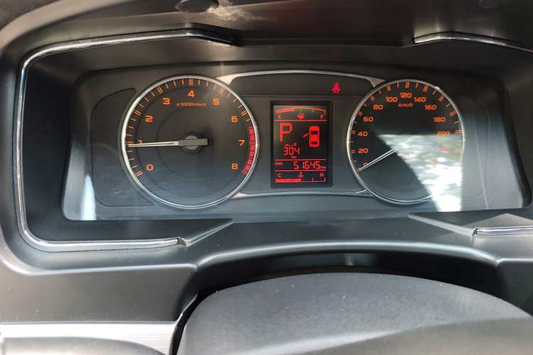 Used Geely Auto Vision 2016 1.5L Automatic Happiness Edition Odometer Close Up