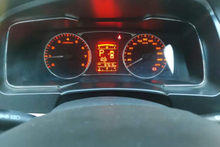 Used Geely Auto Vision 2016 1.5L Automatic Happiness Edition Odometer Close Up