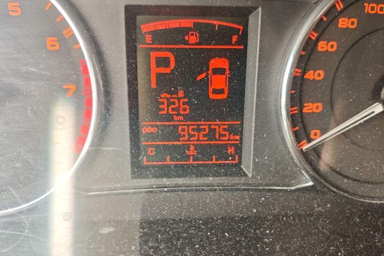 Used Geely Auto Vision 2016 1.5L Automatic Happiness Edition Odometer Close Up