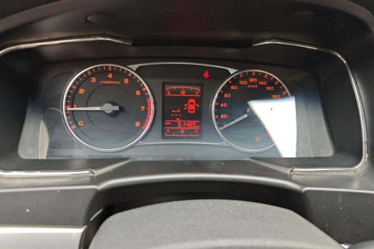 Used Geely Auto Vision 2016 1.5L Manual Happiness Edition Odometer Close Up
