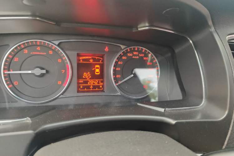 Used Geely Auto Vision 2016 1.5L Manual Happiness Edition Odometer Close Up