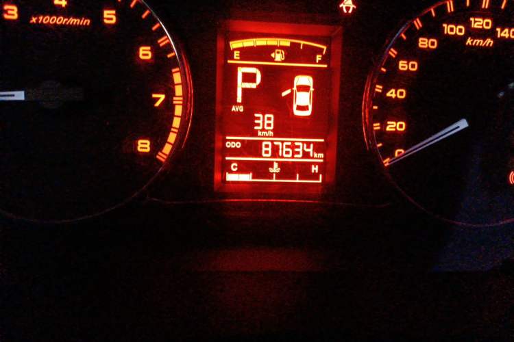 Used Geely Auto Vision 2016 1.5L Automatic Happiness Edition Odometer Close Up