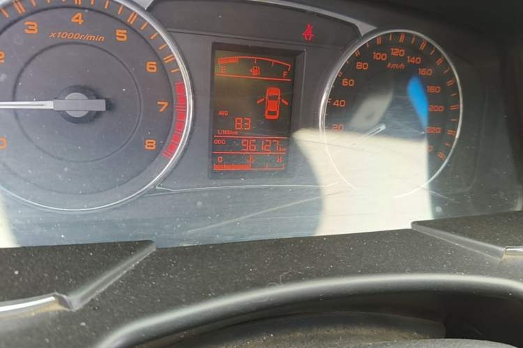 Used Geely Auto Vision 2016 1.5L Manual Happiness Edition Odometer Close Up