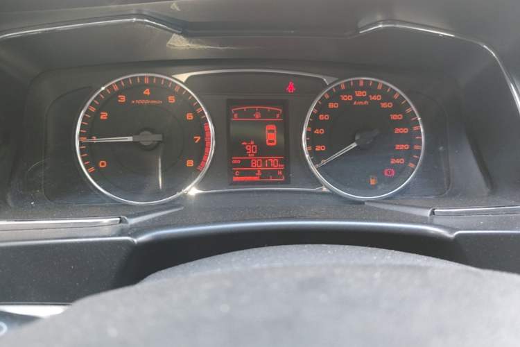 Used Geely Auto Vision 2016 1.5L Manual Happiness Edition Odometer Close Up