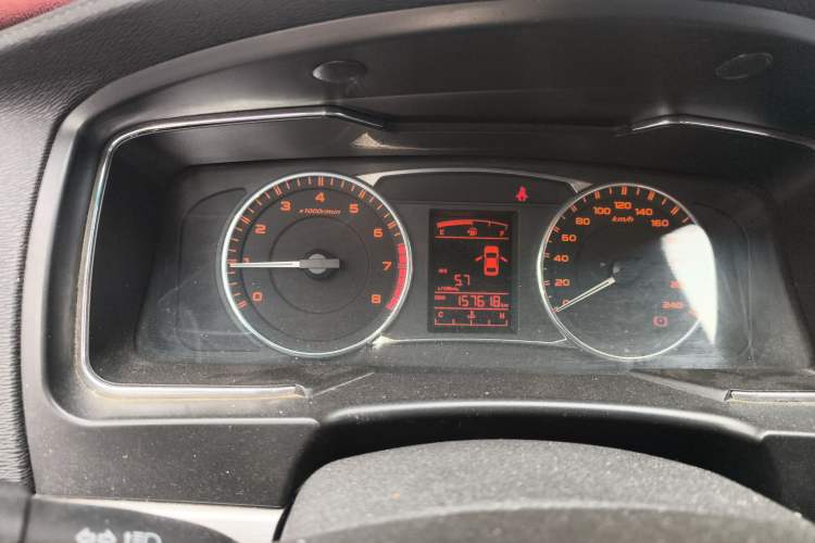 Used Geely Auto Vision 2016 1.5L Manual Happiness Edition Odometer Close Up