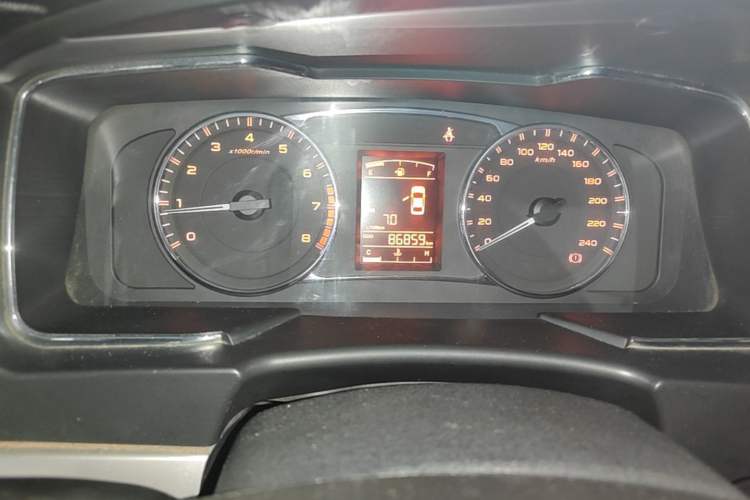 Used Geely Auto Vision 2016 1.5L Manual Happiness Edition Odometer Close Up