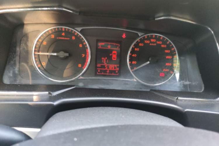 Used Geely Auto Vision 2016 1.5L Manual Happiness Edition Odometer Close Up