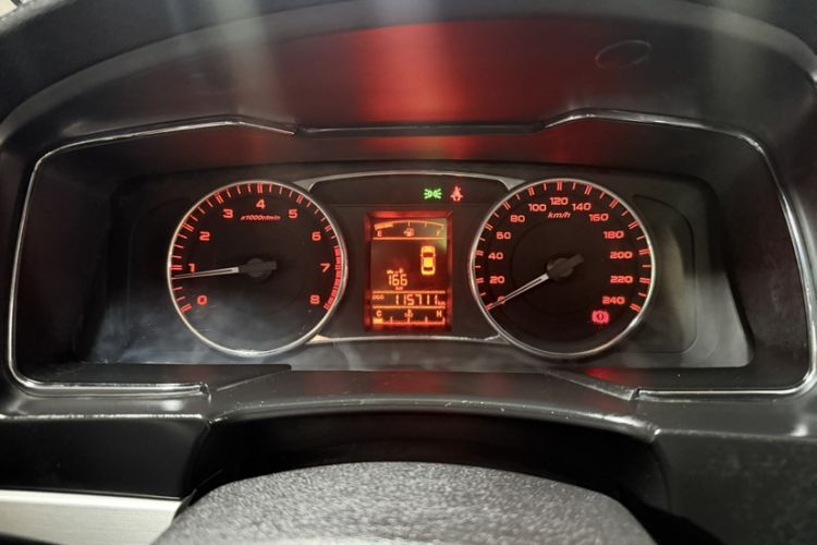 Used Geely Auto Vision 2017 1.5L Manual Happiness Edition Odometer Close Up
