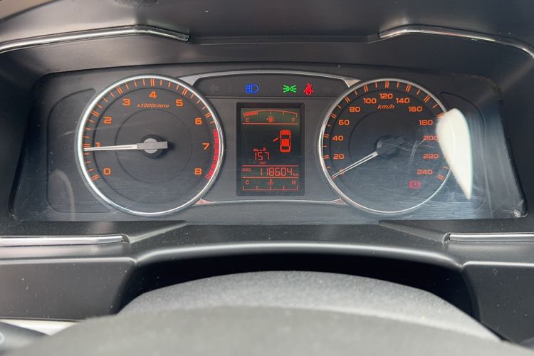 Used Geely Auto Vision 2017 1.5L Manual Happiness Edition Odometer Close Up
