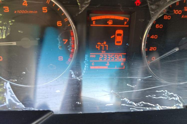 Used Geely Auto Vision 2017 1.5L Manual Happiness Edition Odometer Close Up