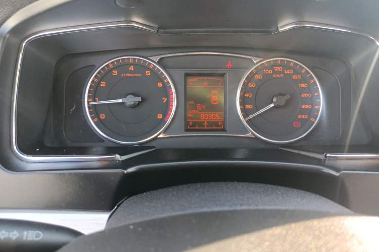 Used Geely Auto Vision 2017 1.5L Manual Happiness Edition Odometer Close Up