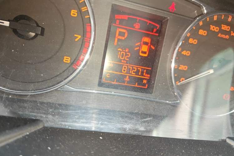 Used Geely Auto Vision 2017 1.5L Automatic Happiness Edition Odometer Close Up