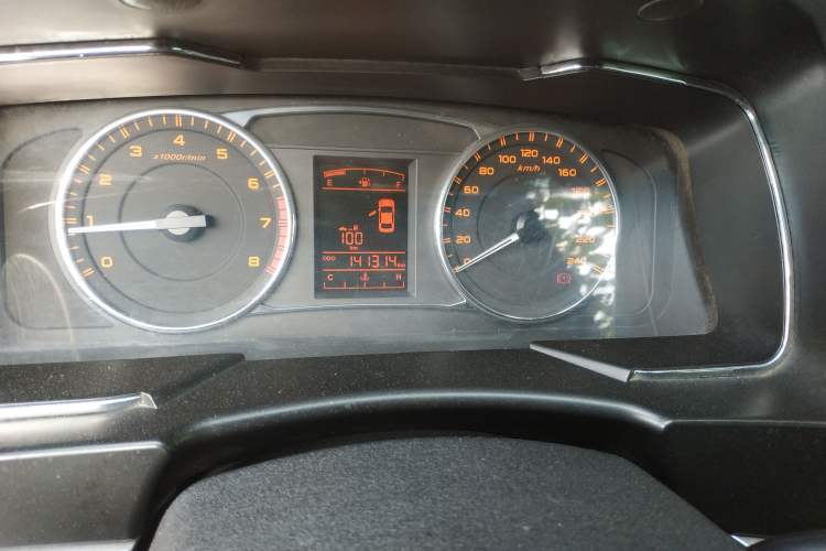 Used Geely Auto Vision 2017 1.5L Manual Happiness Edition Odometer Close Up
