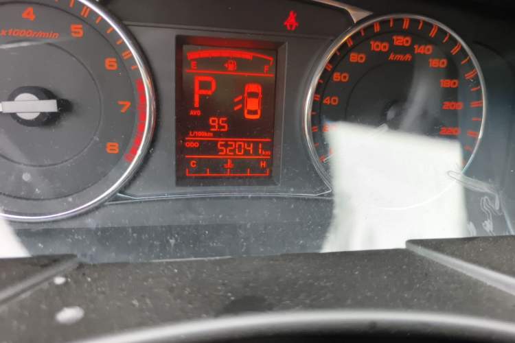 Used Geely Auto Vision 2017 1.5L Automatic Happiness Edition Odometer Close Up