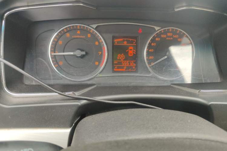Used Geely Auto Vision 2017 1.5L Manual Happiness Edition Odometer Close Up