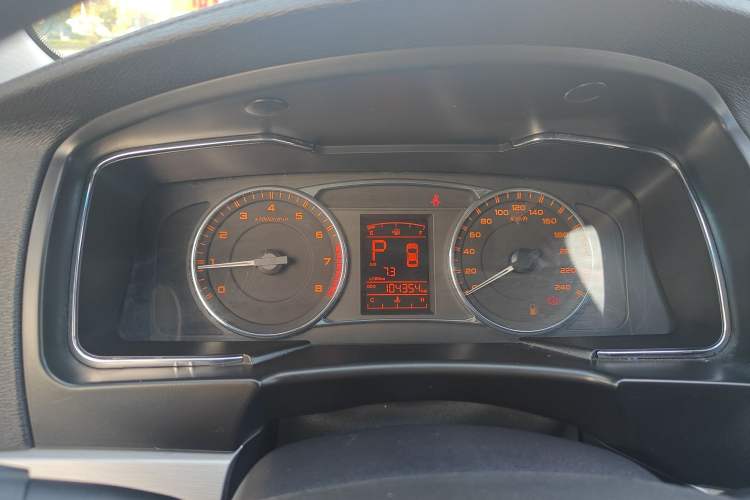 Used Geely Auto Vision 2017 1.5L Automatic Happiness Edition Odometer Close Up