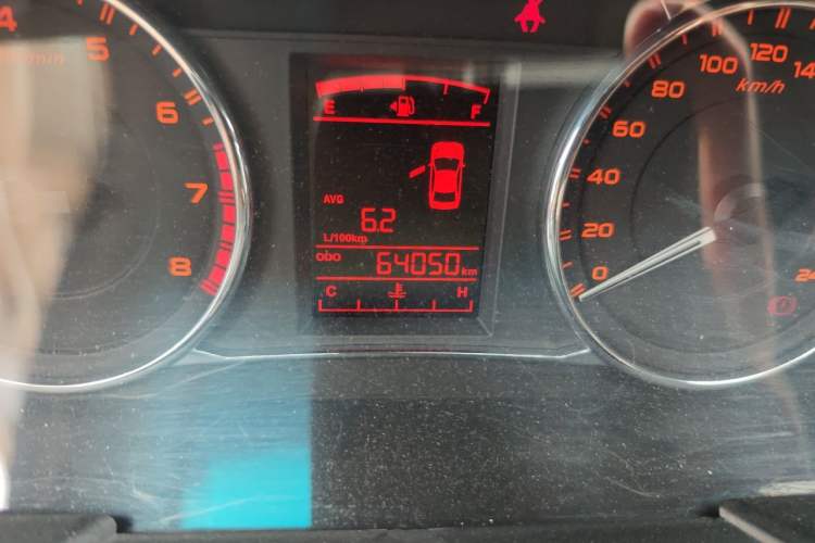 Used Geely Auto Vision 2017 1.5L Manual Happiness Edition Odometer Close Up