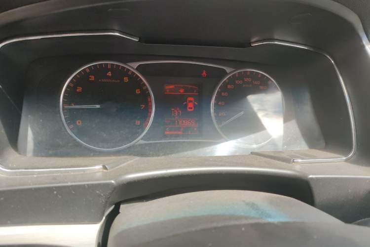 Used Geely Auto Vision 2017 1.5L Manual Happiness Edition Odometer Close Up
