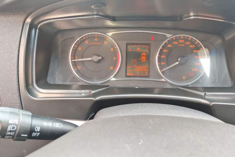 Used Geely Auto Vision 2017 1.5L Manual Happiness Edition Odometer Close Up