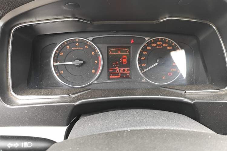 Used Geely Auto Vision 2017 1.5L Manual Happiness Edition Odometer Close Up