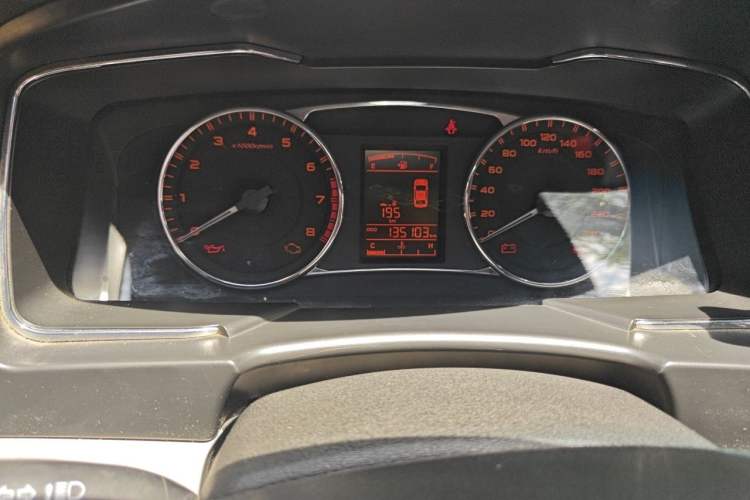 Used Geely Auto Vision 2017 1.5L Manual Happiness Edition Odometer Close Up