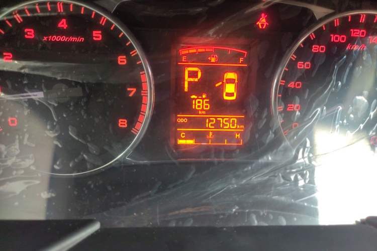 Used Geely Auto Vision 2017 1.5L Automatic Happiness Edition Odometer Close Up
