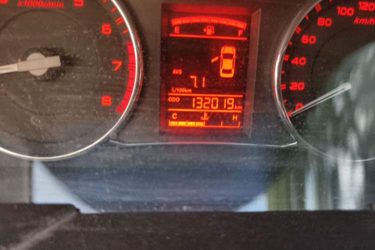 Used Geely Auto Vision 2017 1.5L Manual Happiness Edition Odometer Close Up