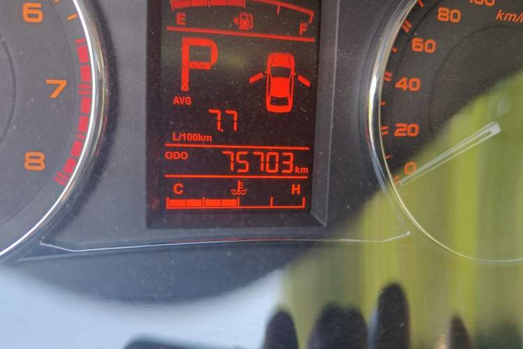 Used Geely Auto Vision 2017 1.5L Automatic Happiness Edition Odometer Close Up