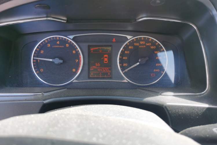 Used Geely Auto Vision 2017 1.5L Manual Happiness Edition Odometer Close Up