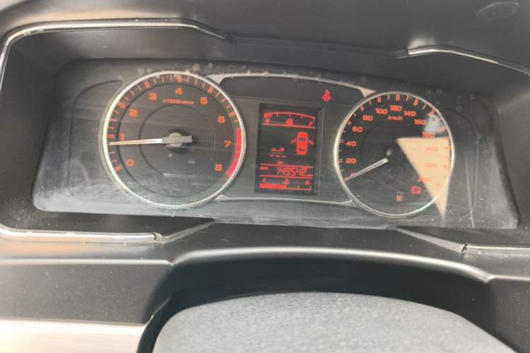 Used Geely Auto Vision 2017 1.5L Manual Happiness Edition Odometer Close Up