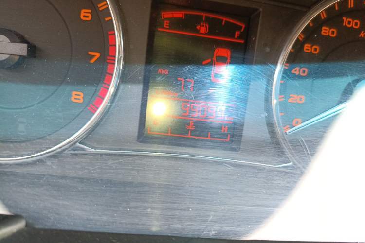 Used Geely Auto Vision 2017 1.5L Manual Happiness Edition Odometer Close Up