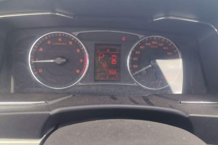 Used Geely Auto Vision 2017 1.5L Automatic Happiness Edition Odometer Close Up