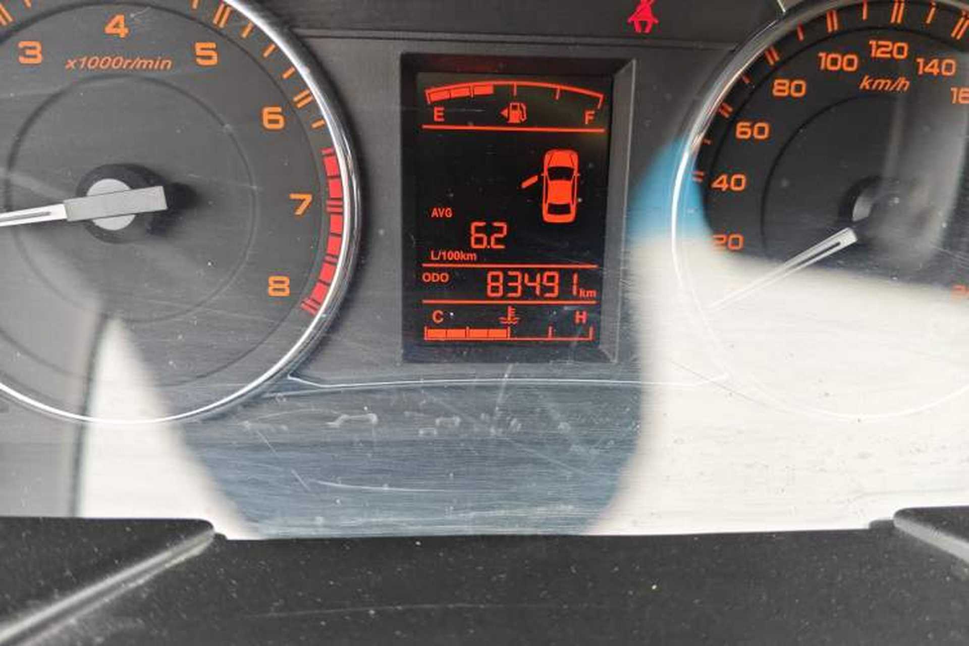 Used Geely Auto Vision 2017 1.5L Manual Happiness Edition Odometer Close Up