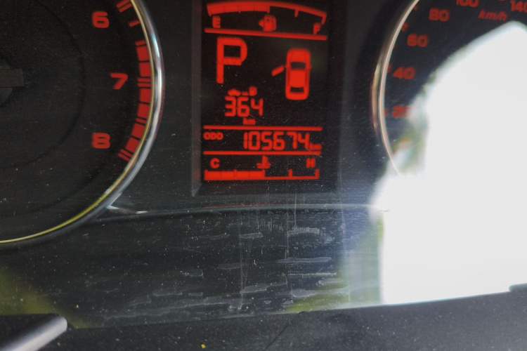 Used Geely Auto Vision 2017 1.5L Automatic Happiness Edition Odometer Close Up